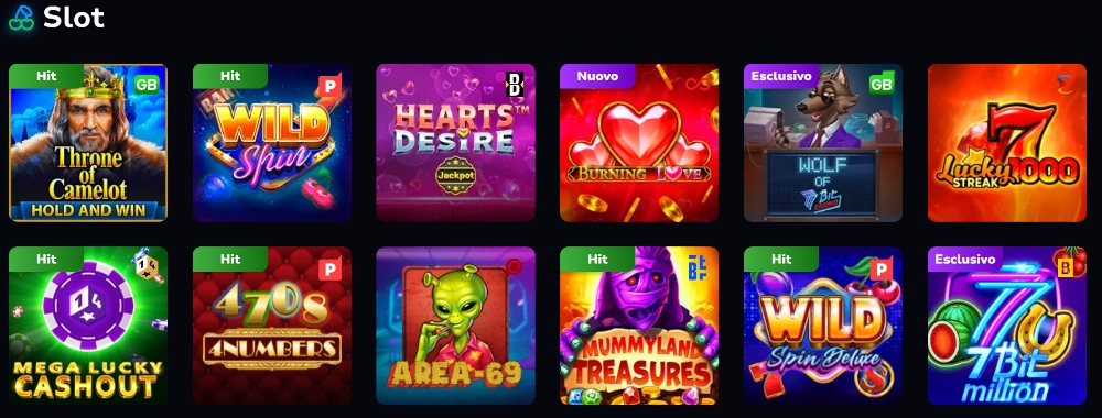 {39} Slot machine disponibili su 7Bit Casino