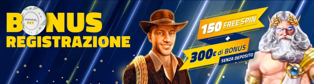 {37} Bonus di benvenuto dell'AdmiralYes Casino.