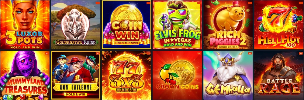 {56} Slot machine disponibili su GoldenStar Casino