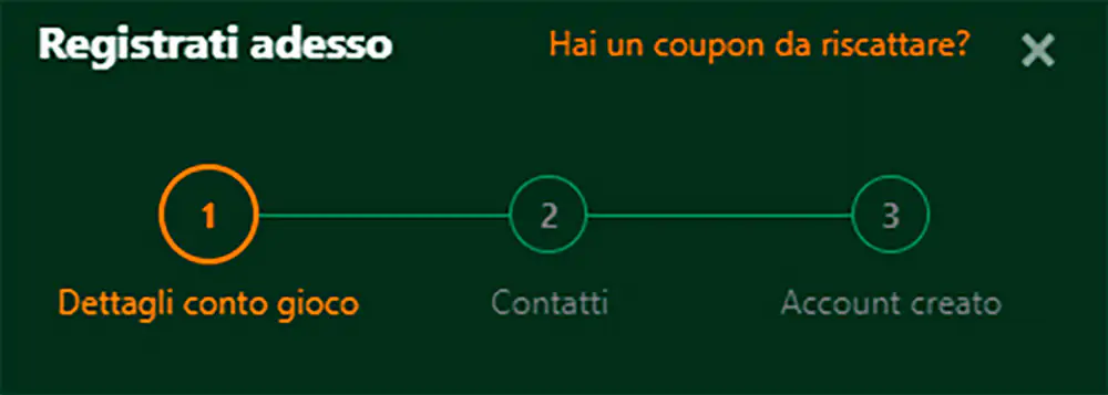 Cashalot Casino Registrazione Registrazione al casinò Cashalot