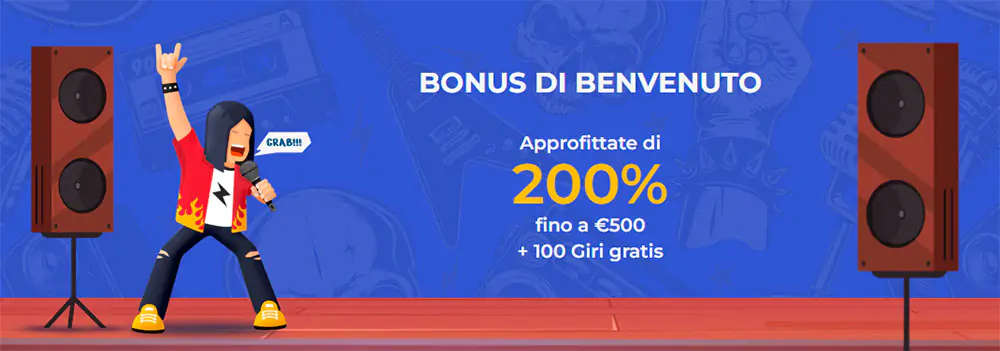 Bonus di benvenuto del casino Rolling Slots Bonus di benvenuto del casino Rolling Slots
