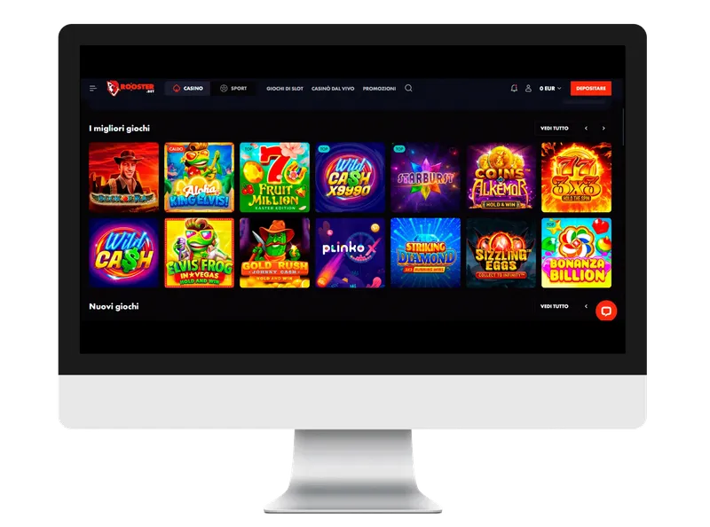casinò mobile android Versione mobile del casinò Rooster Bet