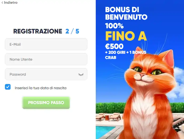 Creazione Di Un Account Cazimbo Cazimbo Creazione Di Un Account