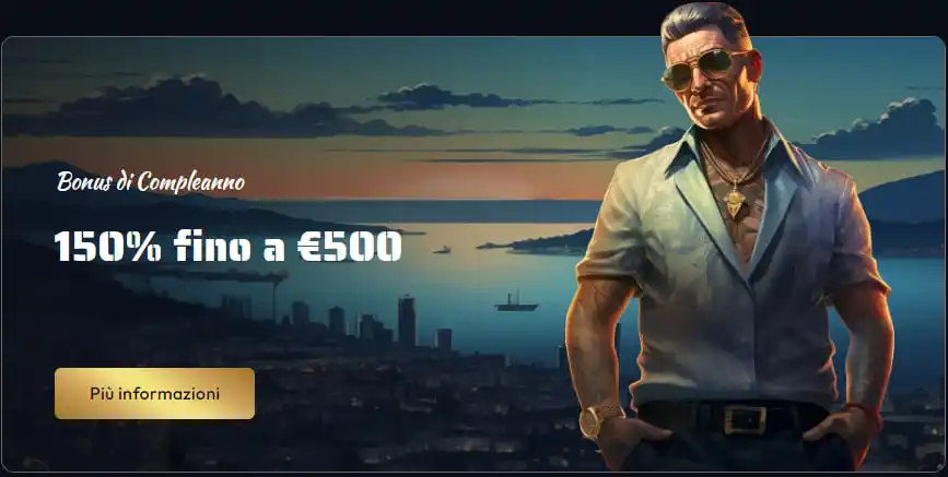 Bonus di compleanno Gangsta Casino Gangsta Casino Bonus di compleanno
