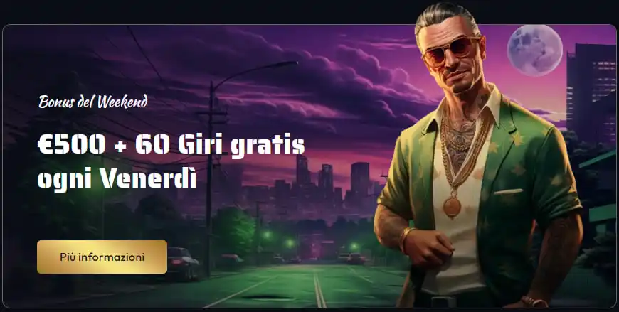 Bonus del weekend Gangsta Casino Bonus del weekend Gangsta Casino