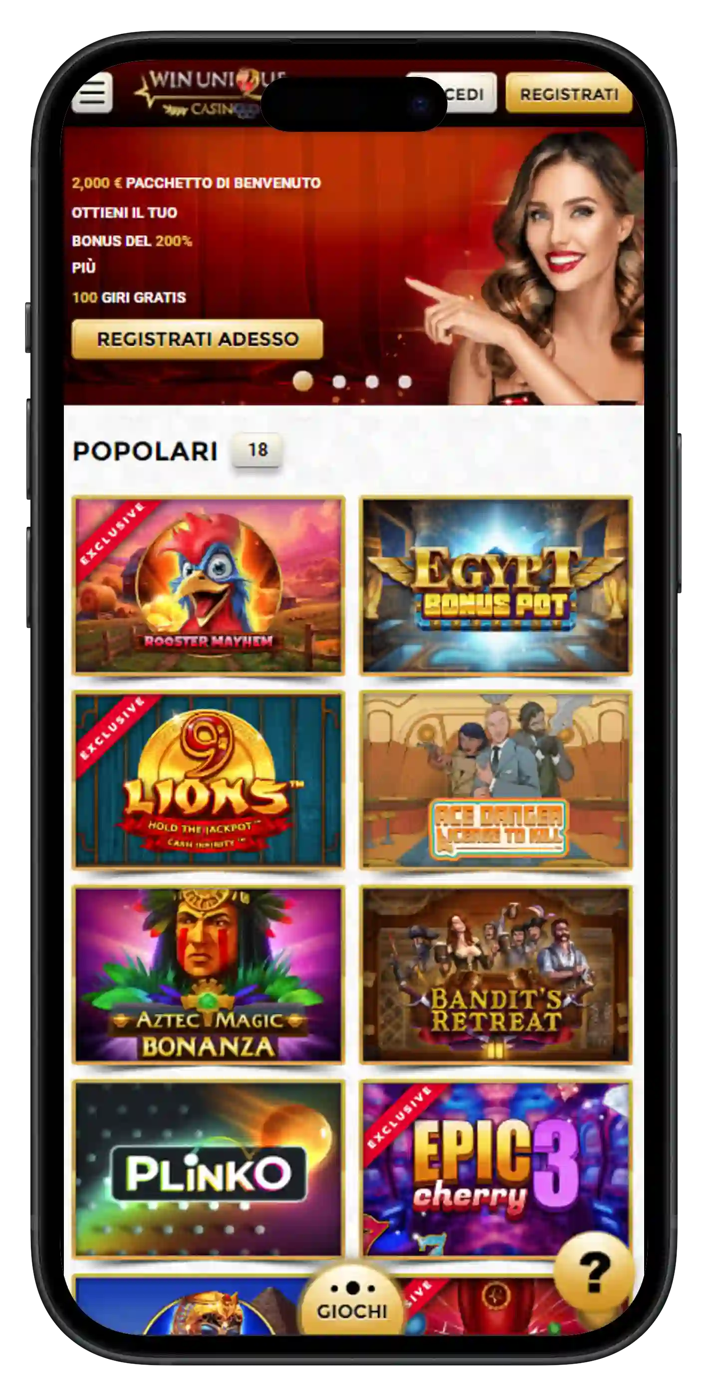Mobile Unique Casino